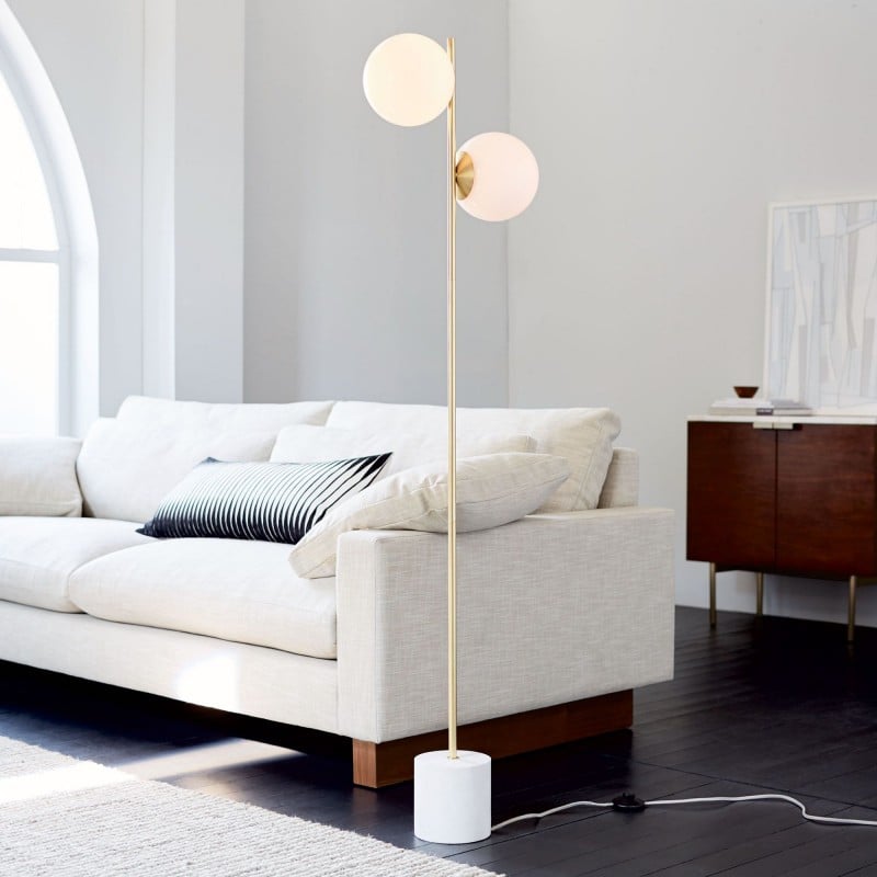 Alessora Sphere Stem Floor Lamp –...