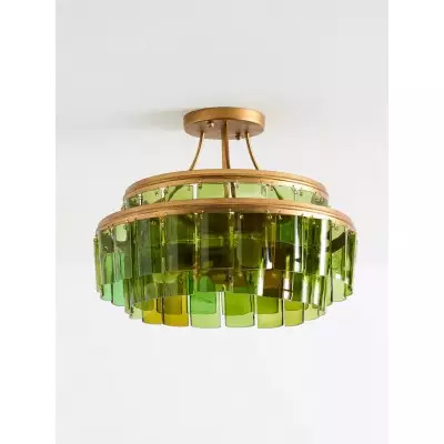 Verdura Glass Semi-Flush...