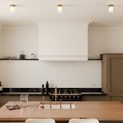 Rivora Fluted Glass Flush Mount – Ribbed Durable Ceiling Light 2