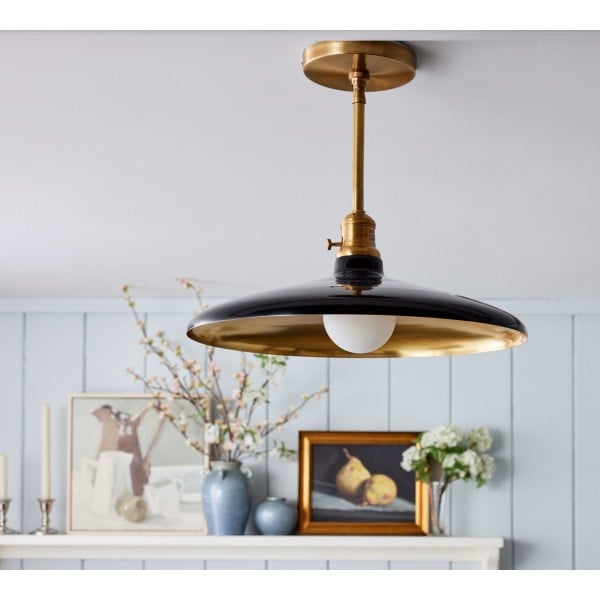 Forvara Metal Pole Pendant Light - Farmhouse Style Adjustable Island Lighting