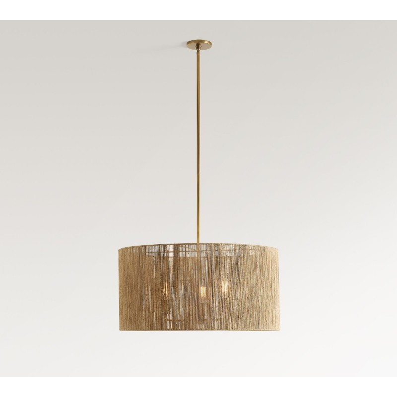 Suspension tambour en laiton antique...
