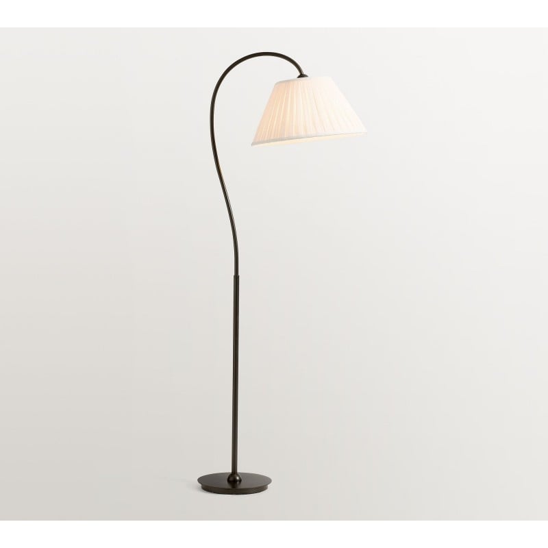 Luvora geplooide lampenkap vloerlamp...