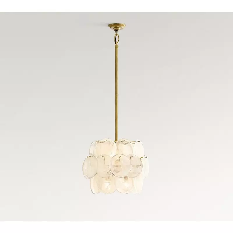 Sevra Cascading Glass Disc hanglamp -...