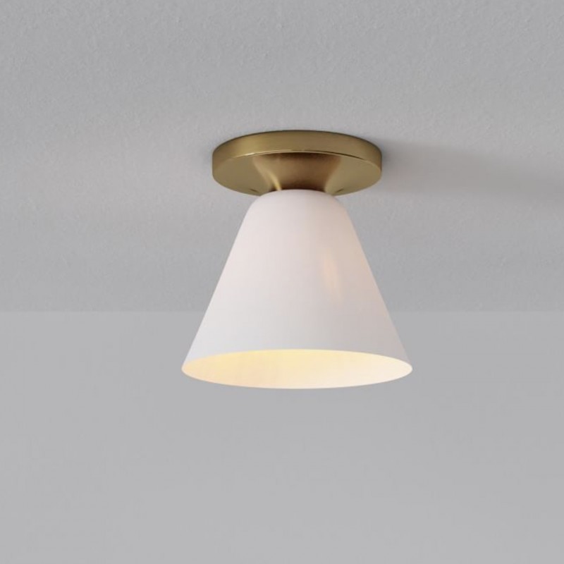 Plafonnier en verre Conica Cone Flush...