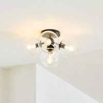 Brina Glass 5-Light Flush...