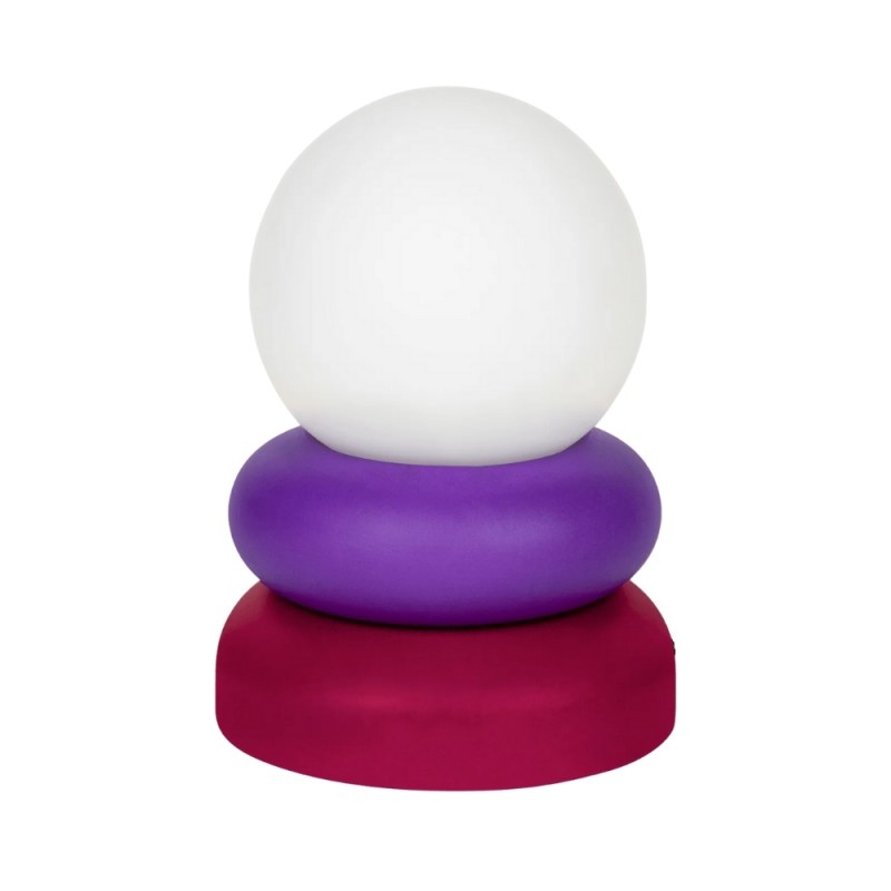 Scandinavian Table Lamp - Glass Shade...