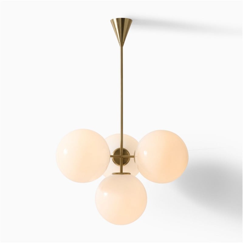 Ulvara Chandelie Linear Cluster Glass...