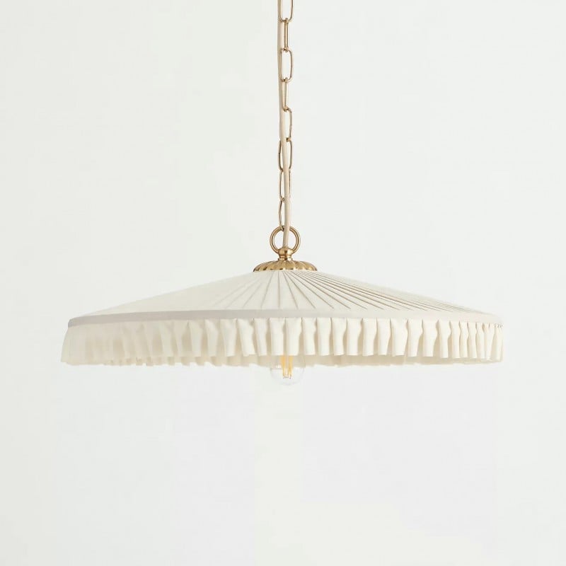 Elumina Silk Pleated Pendant Light -...