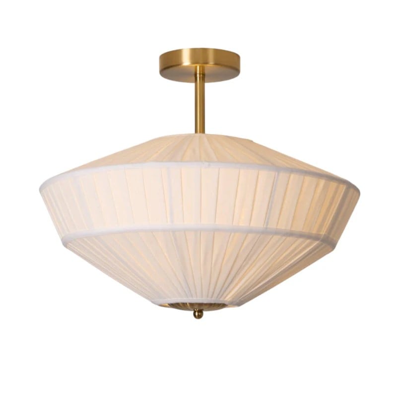 Elumina Silk Semi-Flush Mount -...