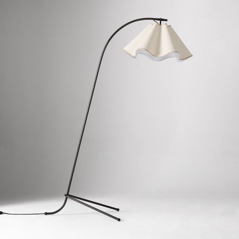 Oslan Scalloped Shade vloerlamp -...