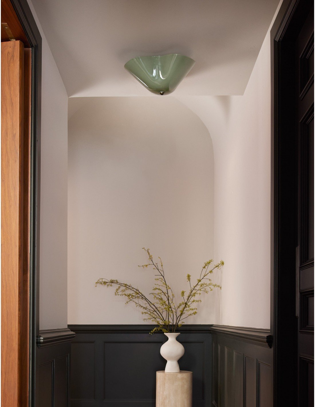 Bellina glazen plafondlamp - messing... Bellina glazen plafondlamp - messing...
