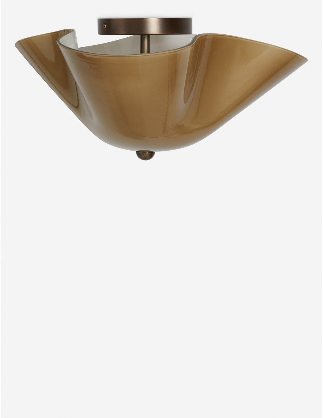 Bellina glazen plafondlamp - messing... Bellina glazen plafondlamp - messing...