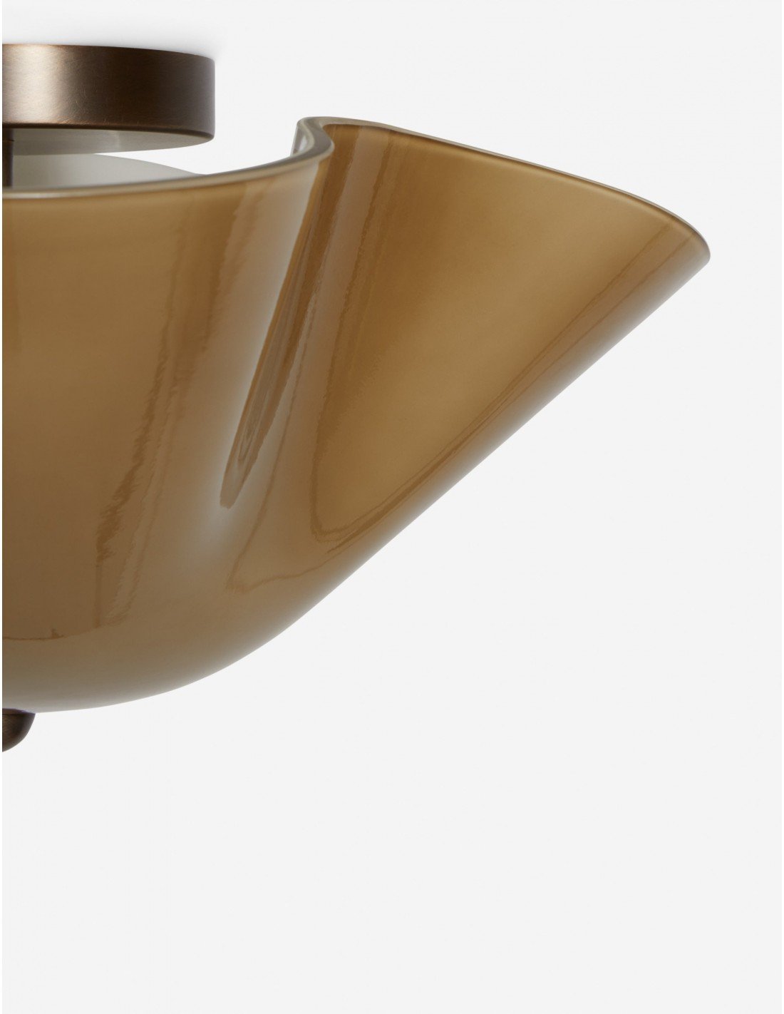 Bellina glazen plafondlamp - messing... Bellina glazen plafondlamp - messing...