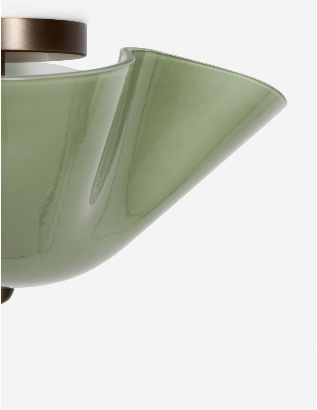 Bellina glazen plafondlamp - messing... Bellina glazen plafondlamp - messing...