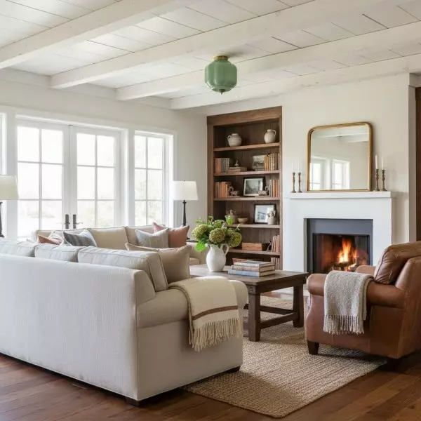 Vintage Eloise Milk Glass Flush Mount Ceiling Light - Vintage Charm Soft Glow