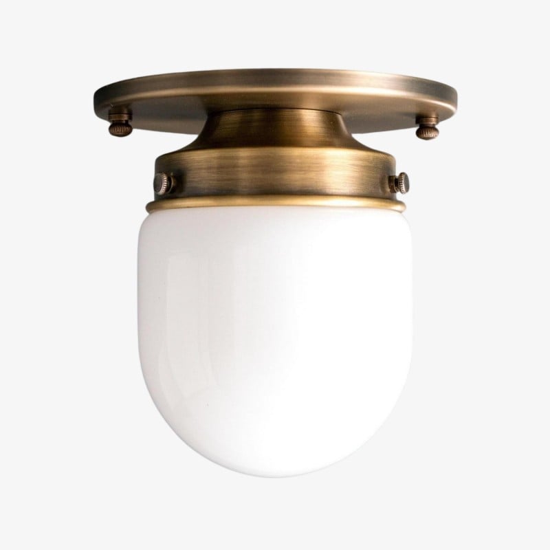 Opaalglas plafond- en wandlamp - Art...