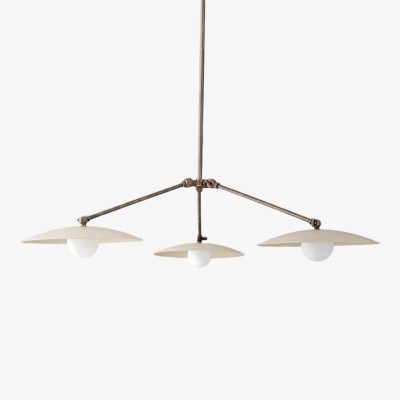 Lustre Curva en métal et...