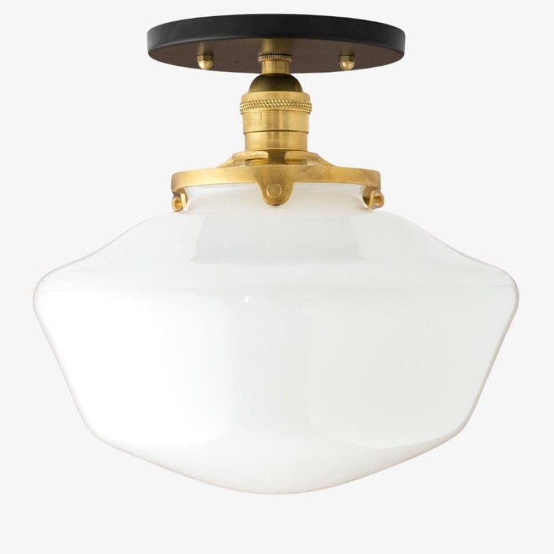 Geotower glazen plafondlamp van...