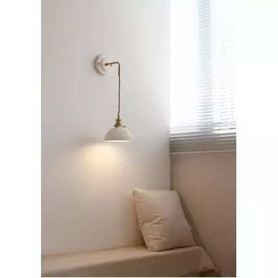 Decorative Ceramic plate Wall Sconce