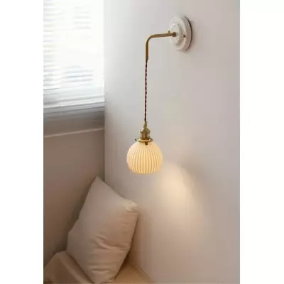 Decorative Ceramic plate Wall Sconce 2