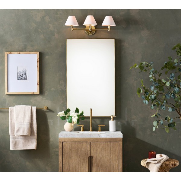 Everett Metal Triple Sconce Everett Metal Triple Sconce