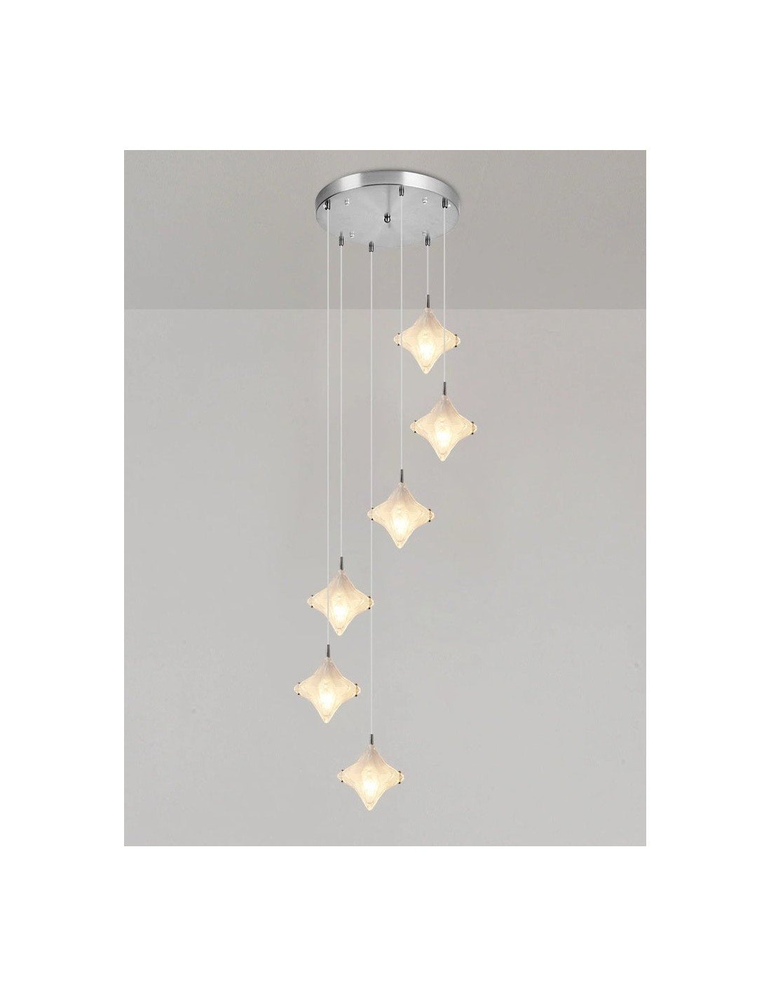 Art Deco Star Trap Hanglamp –... Art Deco Star Trap Hanglamp –...