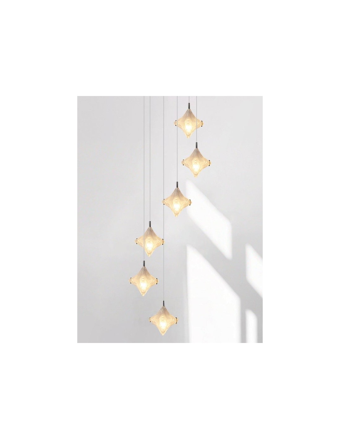 Art Deco Star Trap Hanglamp –... Art Deco Star Trap Hanglamp –...