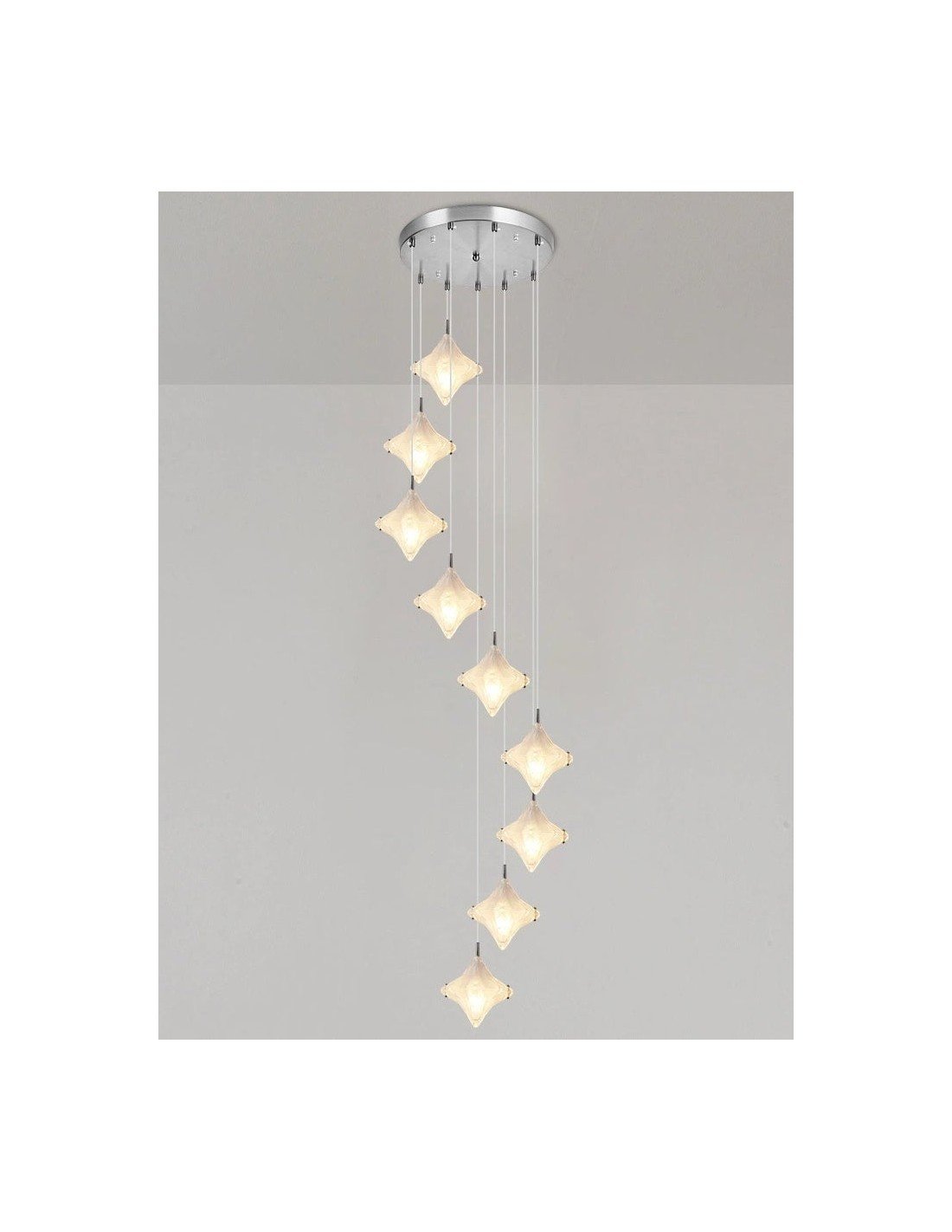 Art Deco Star Trap Hanglamp –... Art Deco Star Trap Hanglamp –...