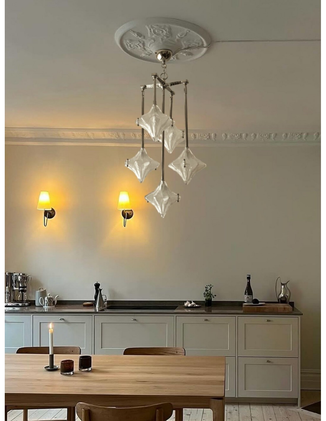 Art Deco Astris Star Kroonluchter –... Art Deco Astris Star Kroonluchter –...