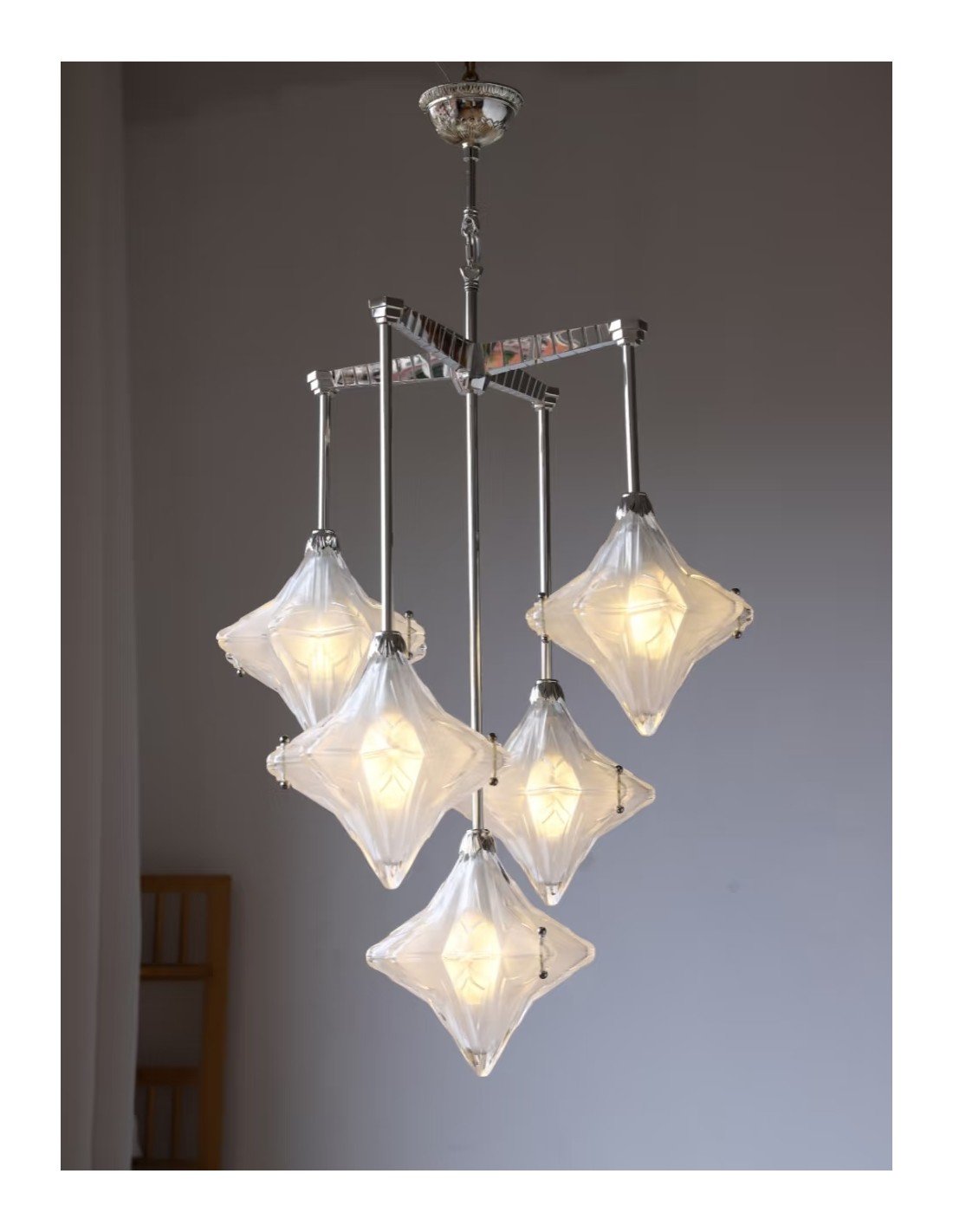 Art Deco Astris Star Kroonluchter –... Art Deco Astris Star Kroonluchter –...
