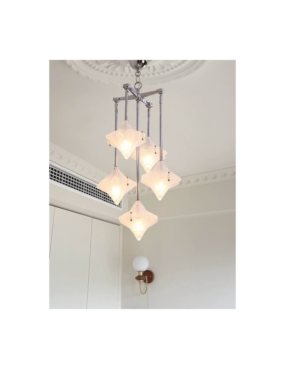 Art Deco Astris Star Kroonluchter –... Art Deco Astris Star Kroonluchter –...