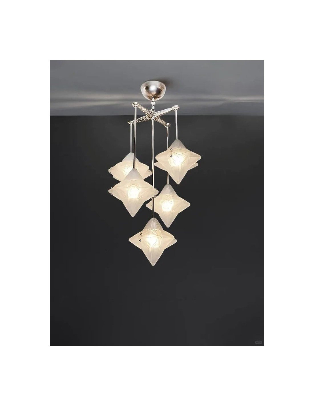 Art Deco Astris Star Kroonluchter –... Art Deco Astris Star Kroonluchter –...