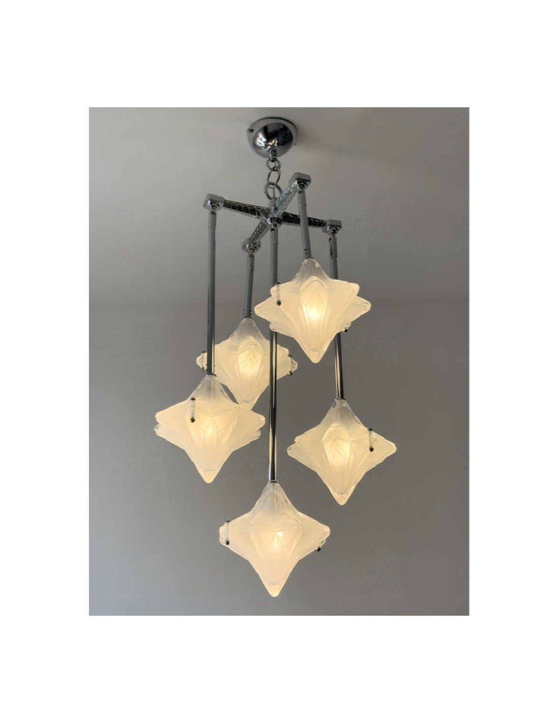 Art Deco Astris Star Kroonluchter –... Art Deco Astris Star Kroonluchter –...