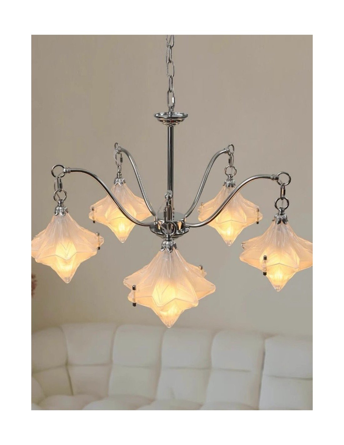 Art Deco Astris Star Kroonluchter –... Art Deco Astris Star Kroonluchter –...