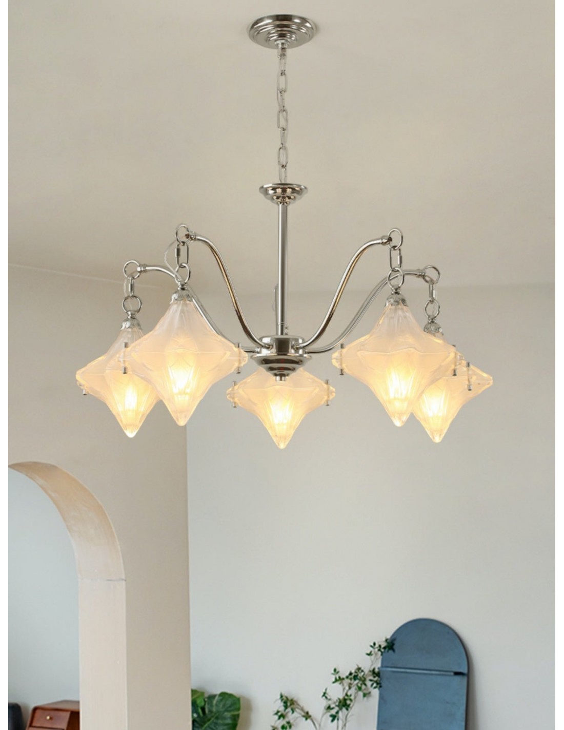 Art Deco Astris Star Kroonluchter –... Art Deco Astris Star Kroonluchter –...