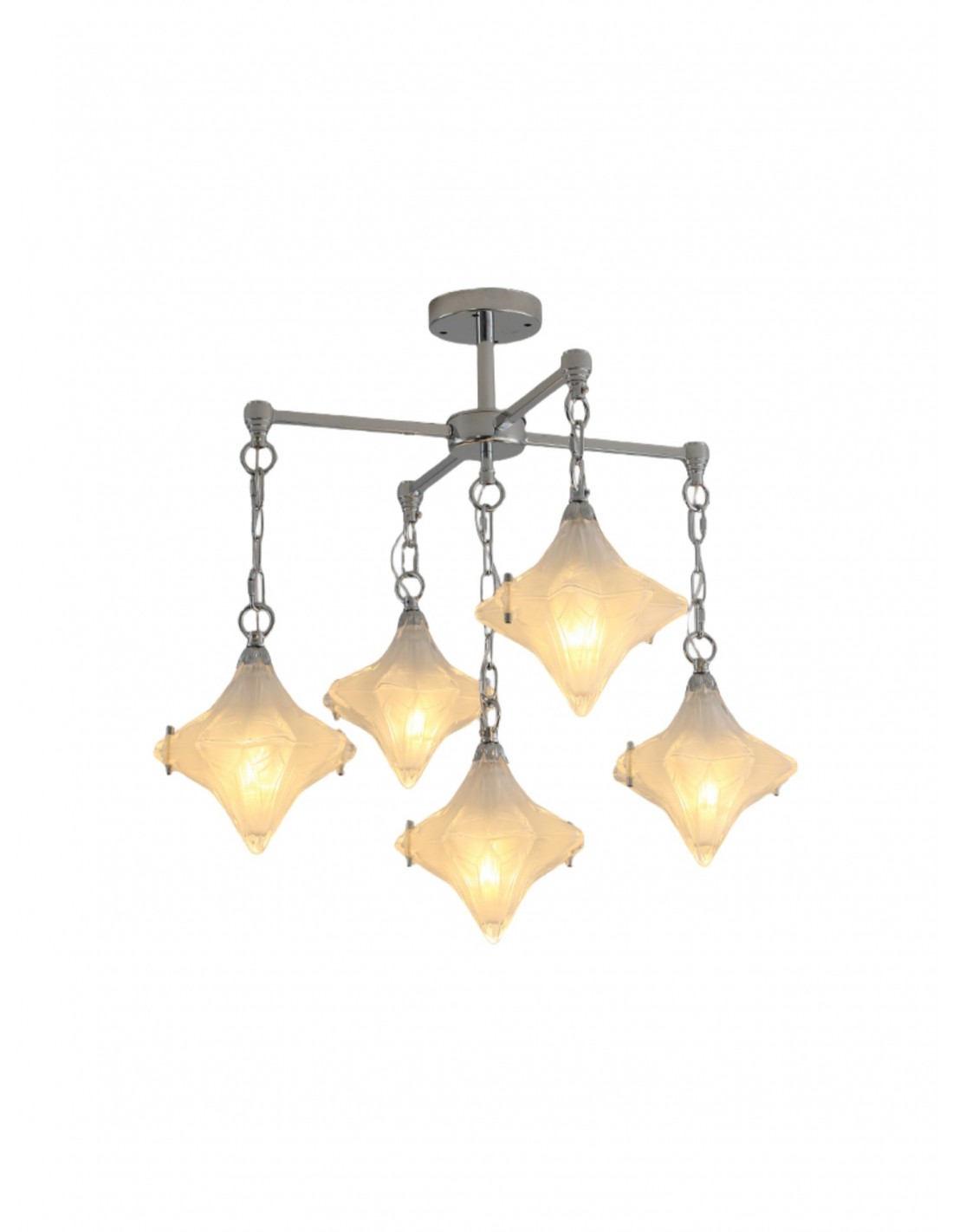 Art Deco Astris Star Kroonluchter –... Art Deco Astris Star Kroonluchter –...