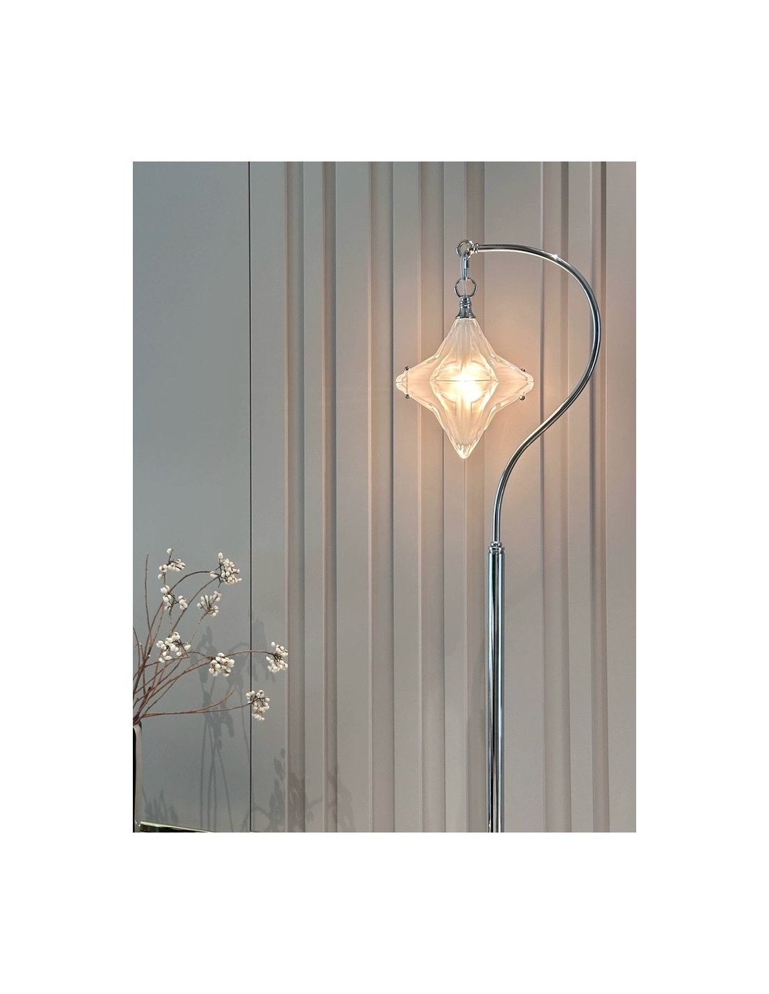 Art Deco Star vloerlamp – moderne... Art Deco Star vloerlamp – moderne...