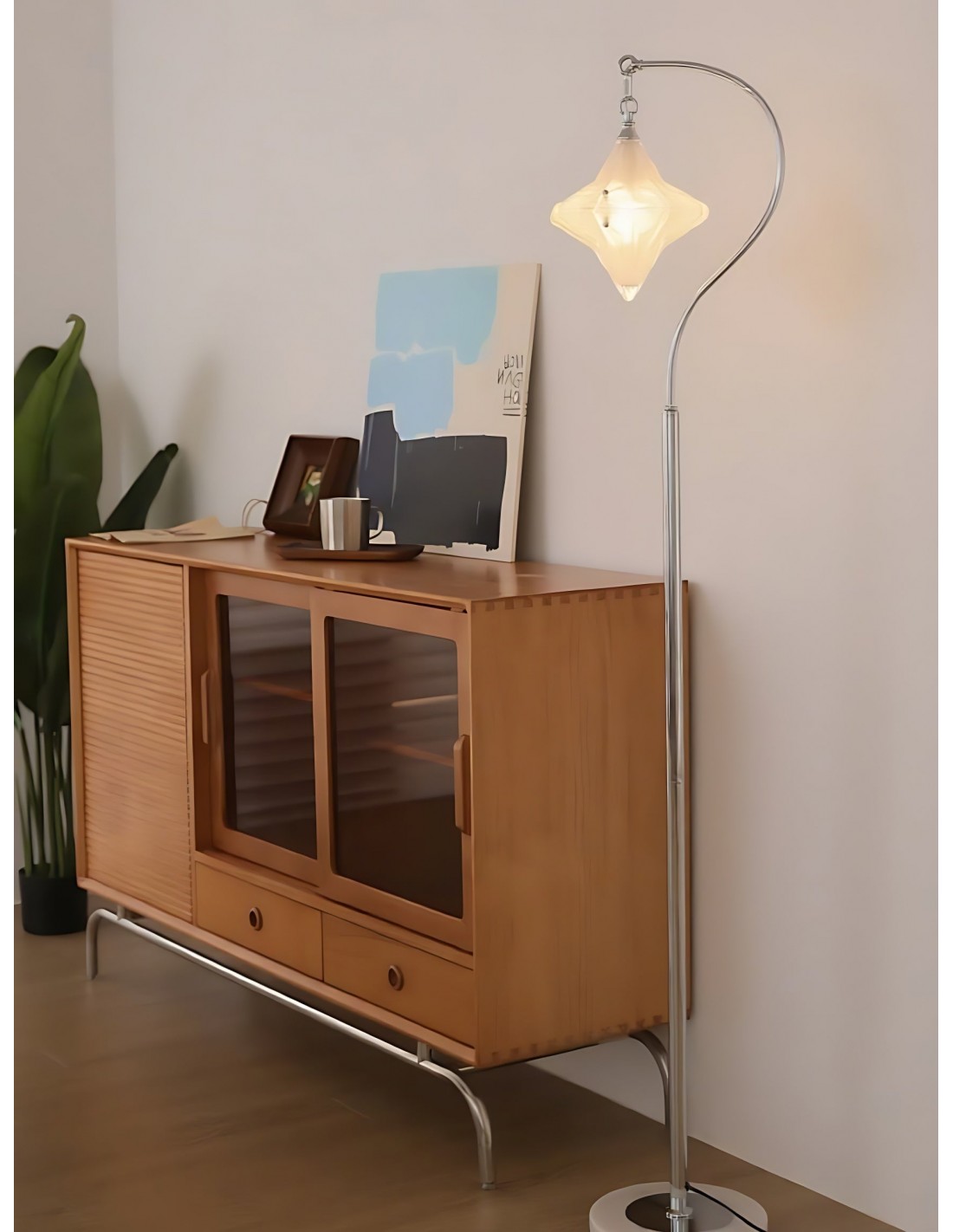 Art Deco Star vloerlamp – moderne... Art Deco Star vloerlamp – moderne...