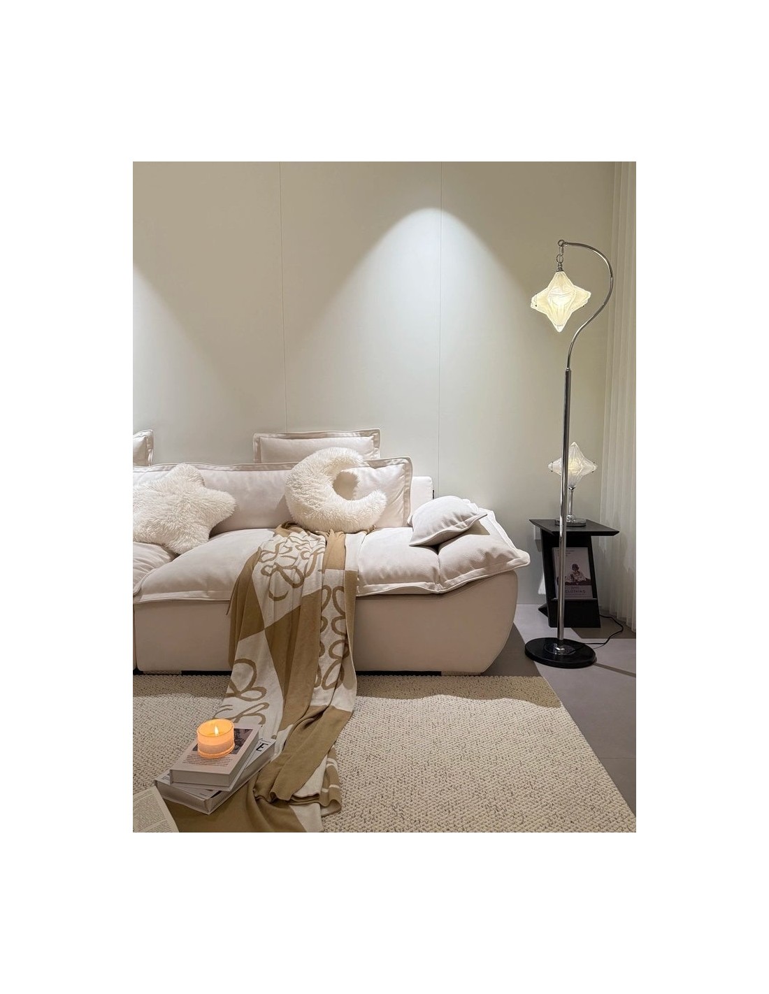 Art Deco Star vloerlamp – moderne... Art Deco Star vloerlamp – moderne...