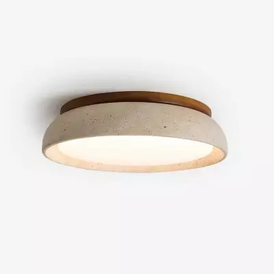 Modern Scandinavian Travertine Ceiling Light