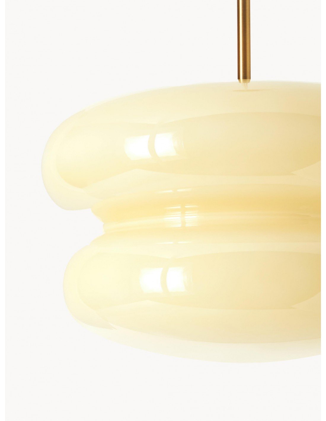 Opaal glazen hanglamp - moderne... Opaal glazen hanglamp - moderne...