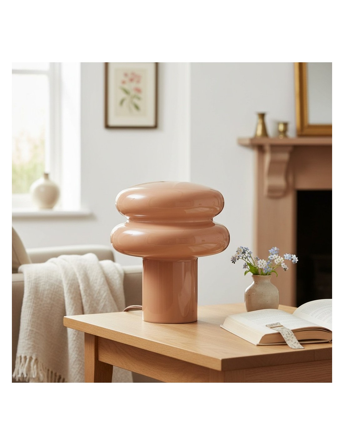 Lámpara de mesa pequeña de ópalo -... Lámpara de mesa pequeña de ópalo -...