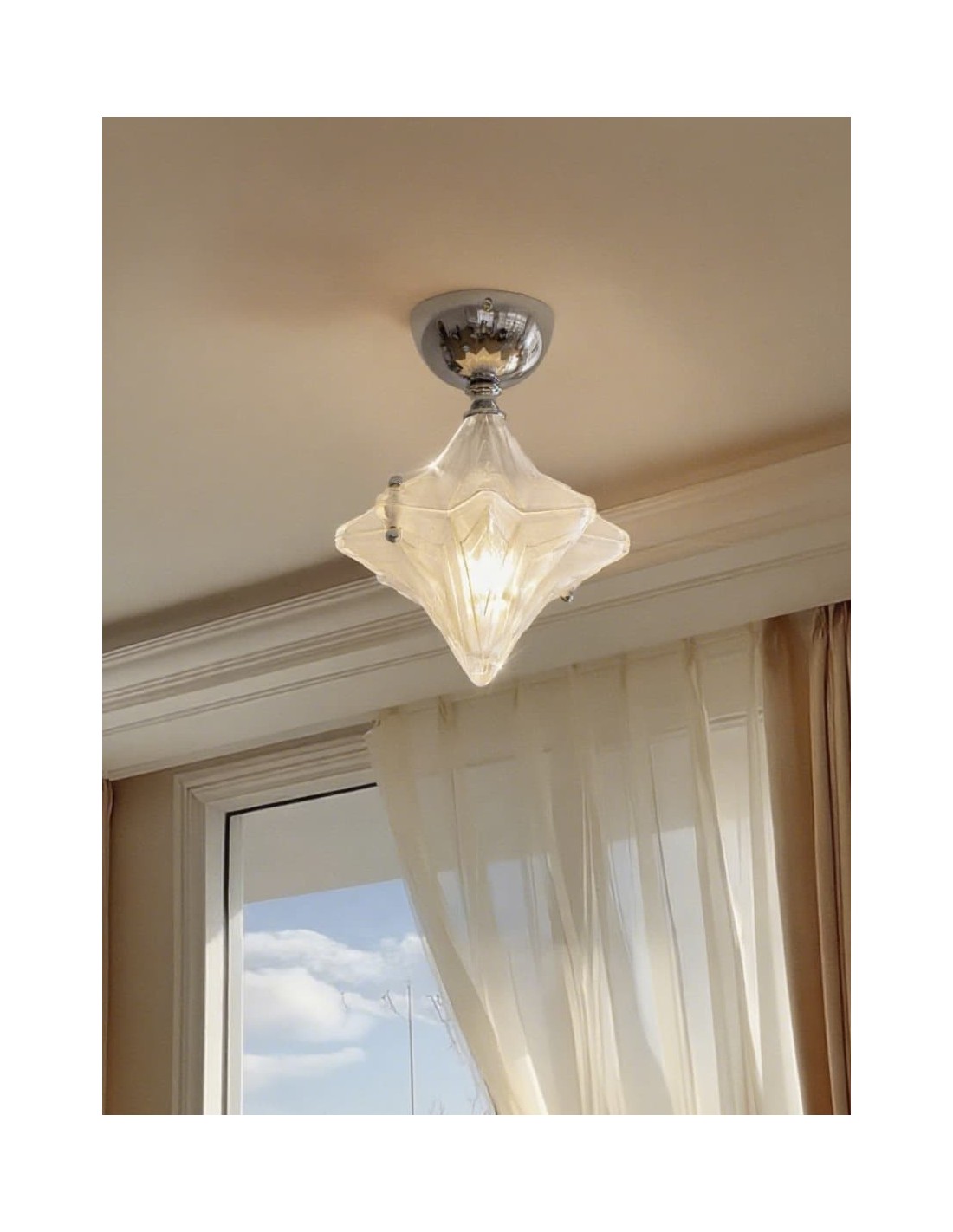 Lámpara de techo Art Déco Star –... Lámpara de techo Art Déco Star –...