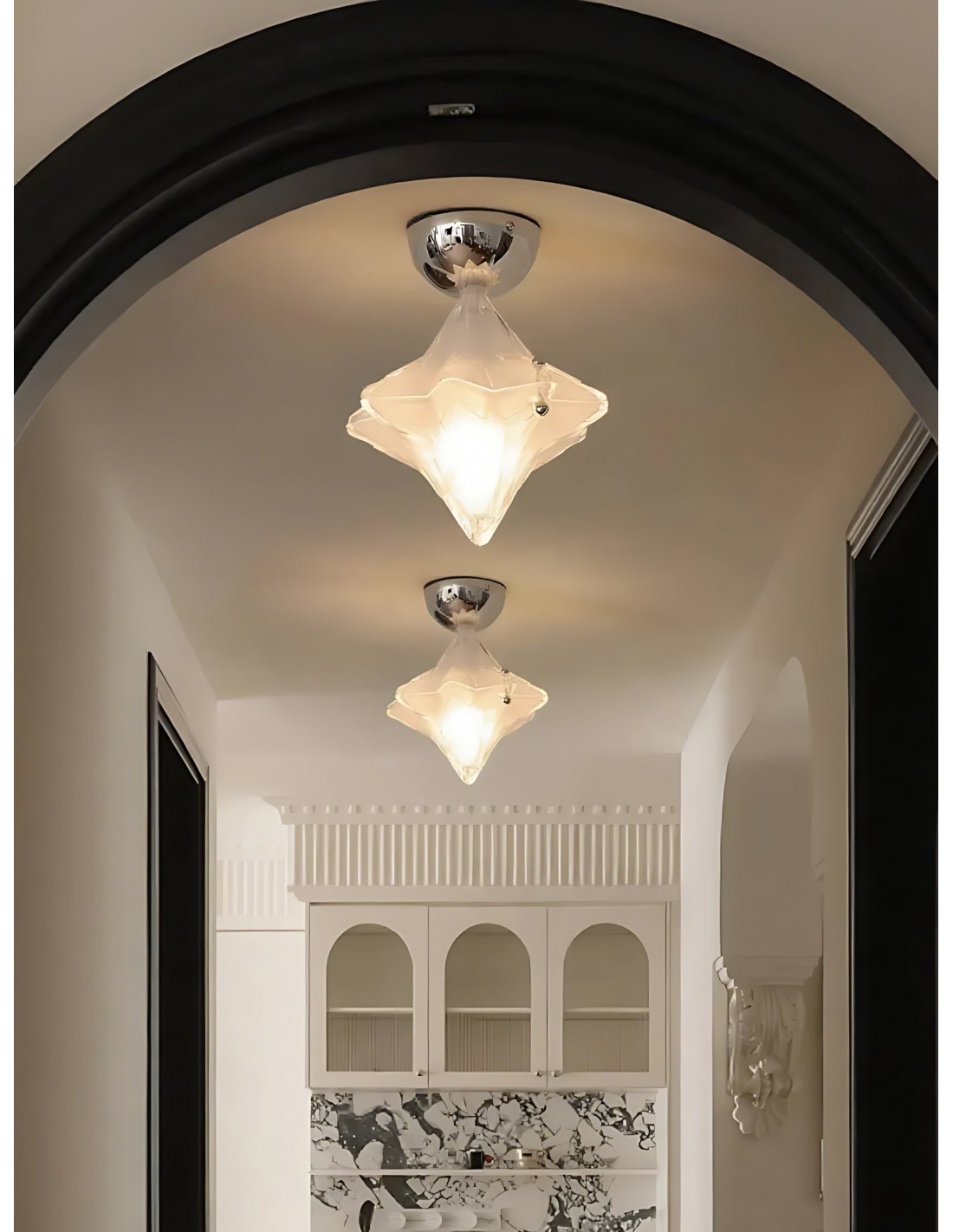Lámpara de techo Art Déco Star –... Lámpara de techo Art Déco Star –...