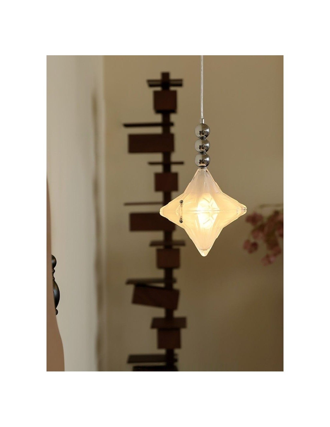 Lámpara colgante Art Déco Astris... Lámpara colgante Art Déco Astris...