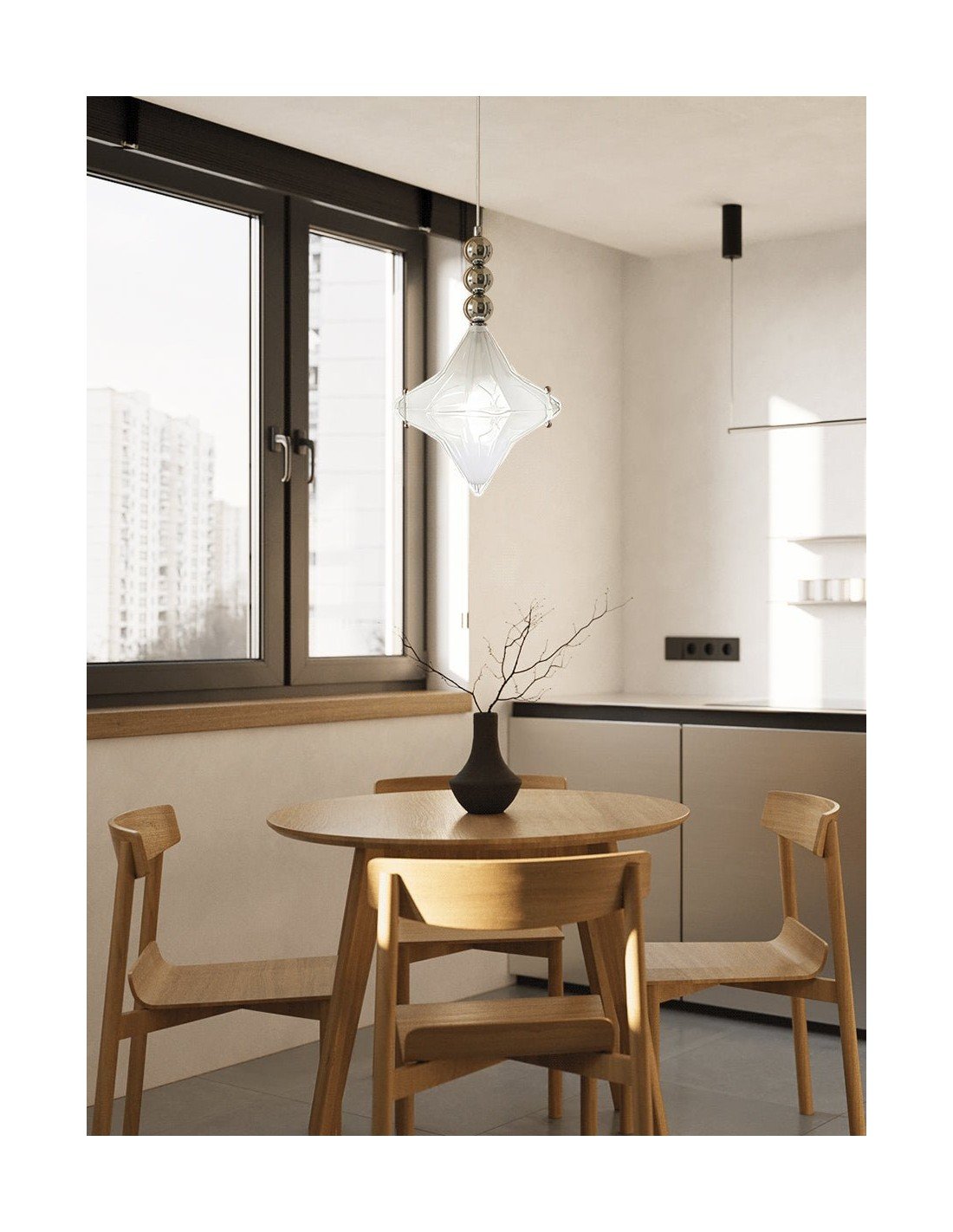 Lámpara colgante Art Déco Astris... Lámpara colgante Art Déco Astris...