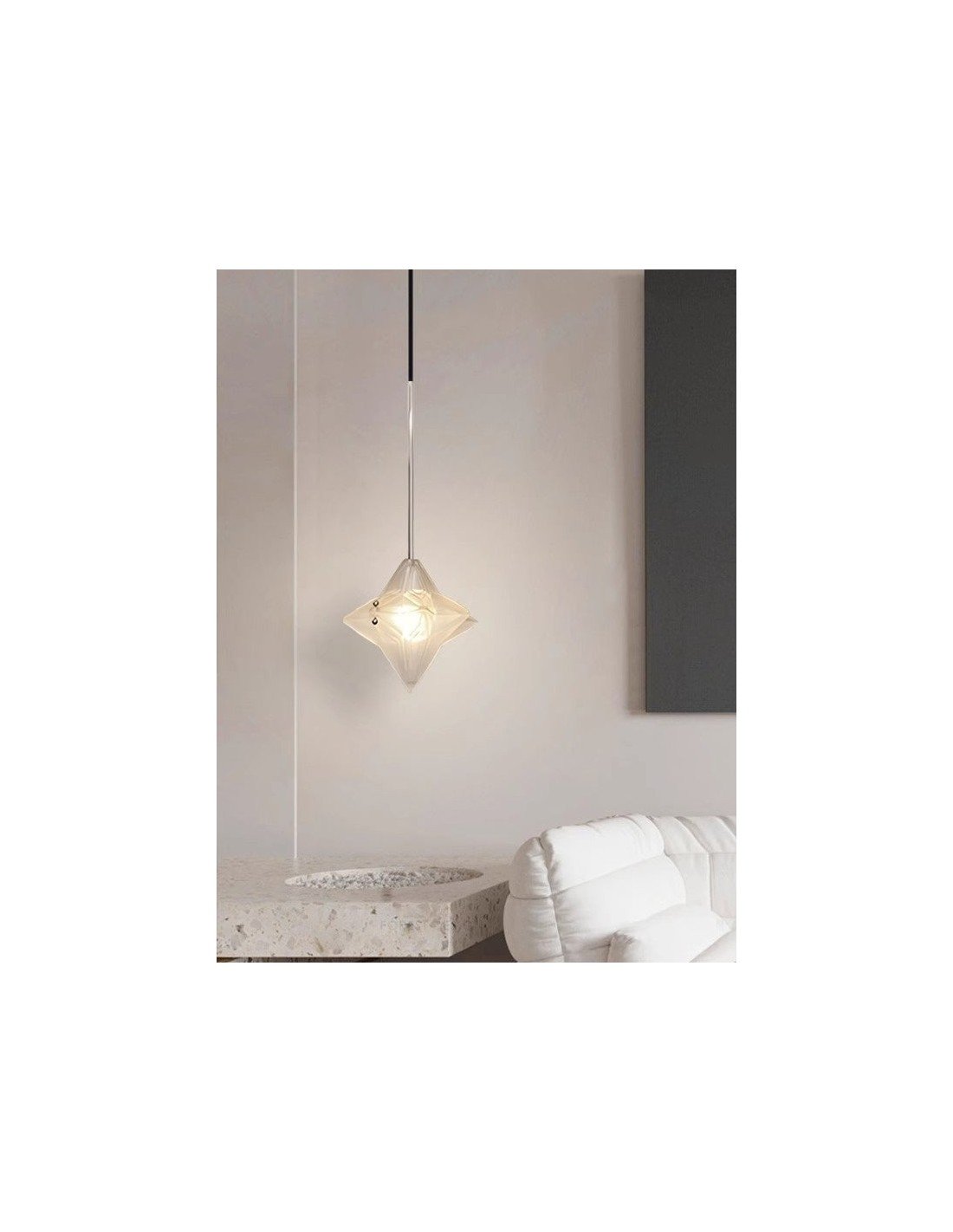 Lámpara colgante Art Déco Astris... Lámpara colgante Art Déco Astris...