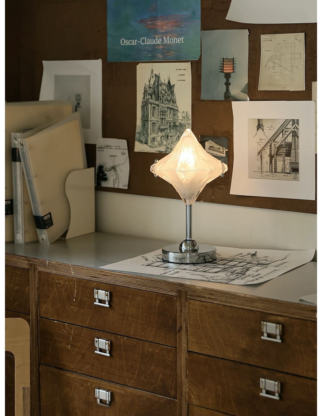 Lámpara de mesa Art Déco Star -... Lámpara de mesa Art Déco Star -...