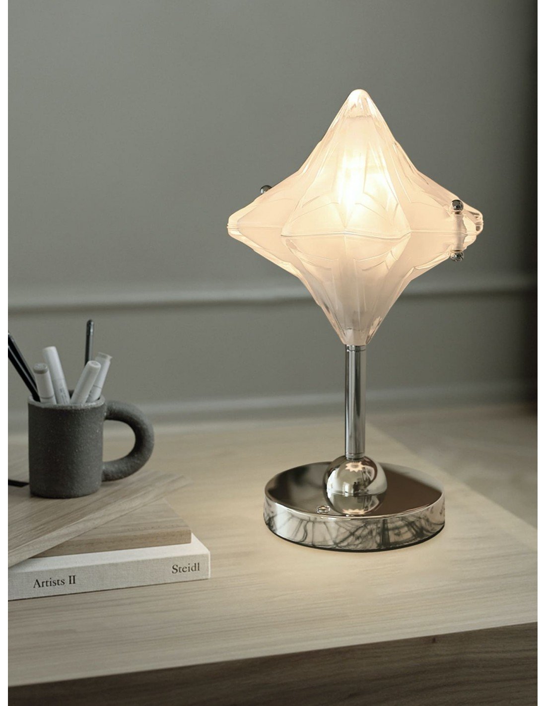 Lámpara de mesa Art Déco Star -... Lámpara de mesa Art Déco Star -...