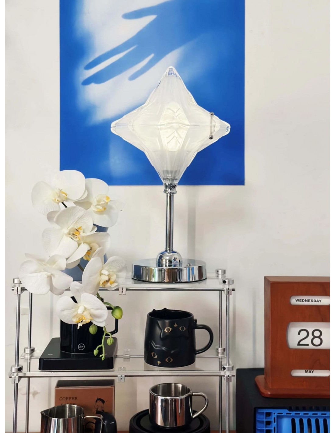 Lámpara de mesa Art Déco Star -... Lámpara de mesa Art Déco Star -...